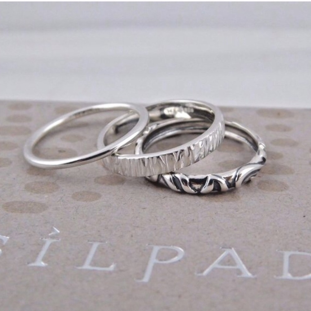 High Shine Stack Rings - image 1